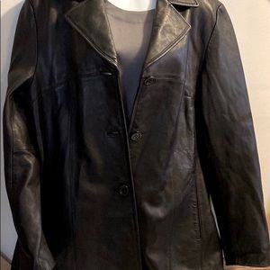 Leather Jacket by Nine West high quality Leather  lined  and  in great condition